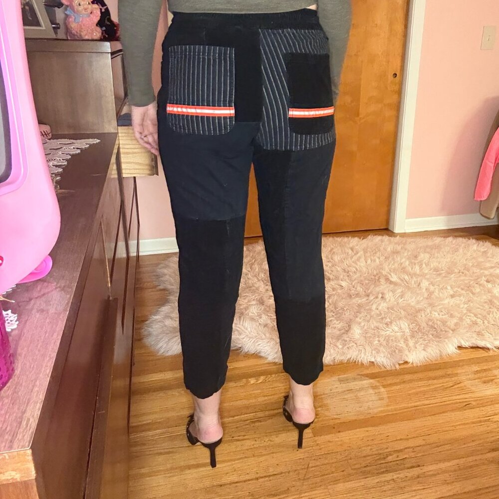 RARE Puma multi fabric patchwork pants - image 4